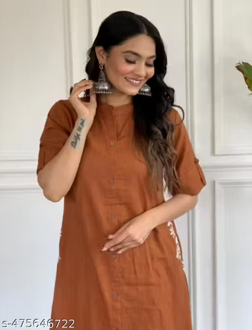 Women A-line kurta pant set