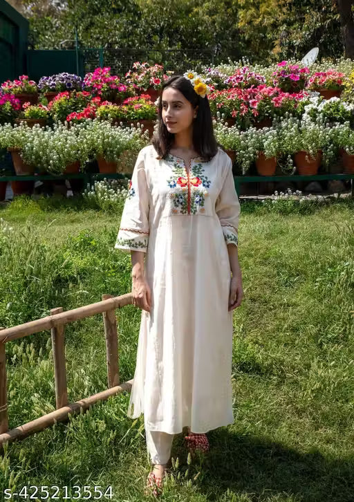 TRADITIONAL KALIDAR KURTA WITH HAND WORK